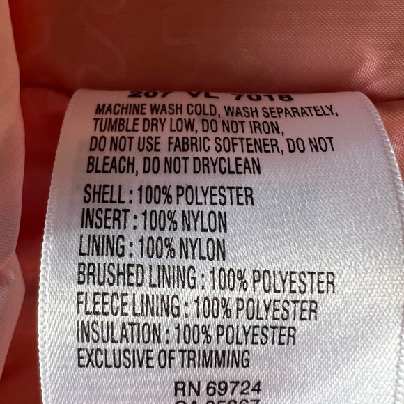 COLUMBIA CONVERTS Sportwear White Pink Zip Up Jacket Women's Size M Waterproof - Picture 16 of 16